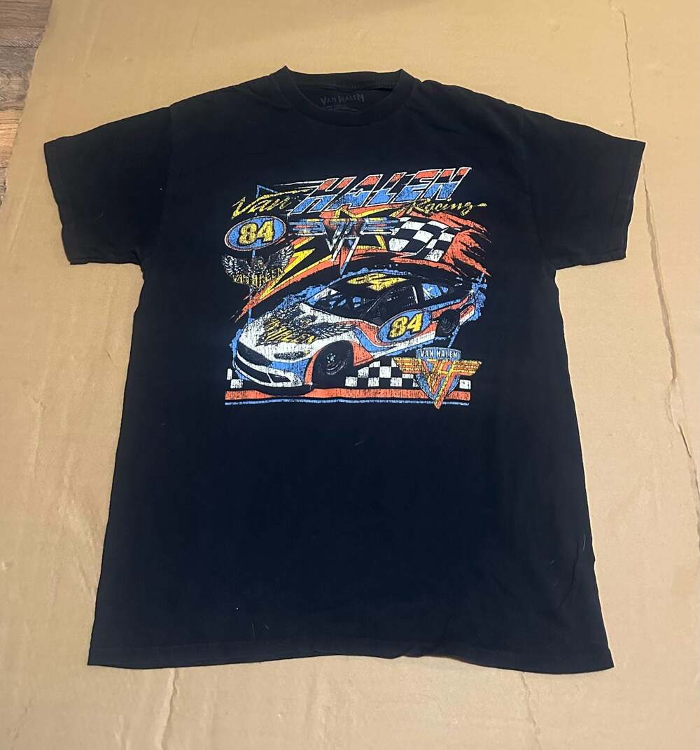 Van Halen Racing 84 Graphic T-Shirt Size M
